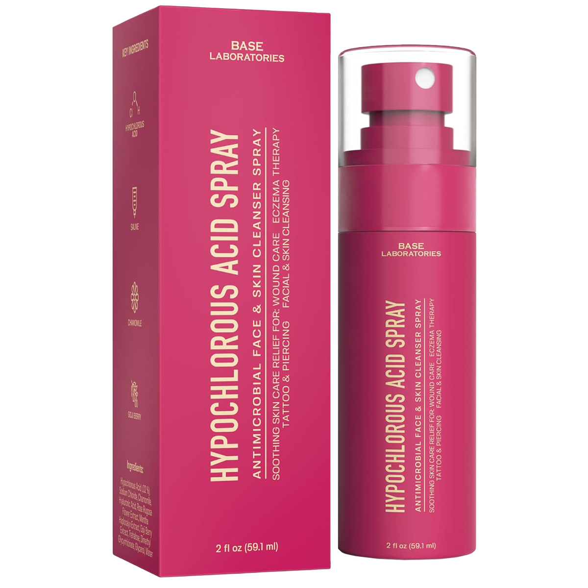 bse05-2-oz - Base Laboratories Hypochlorous Acid Spray for Skin & Face bse05-2-oz - Base Laboratories Hypochlorous Acid Spray for Skin & Face