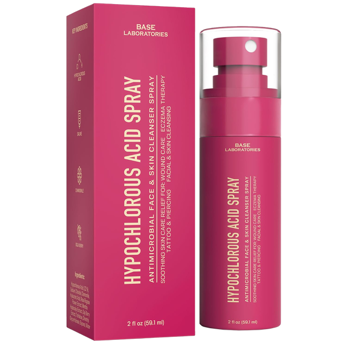 Base Laboratories Hypochlorous Acid Spray for Skin & Face