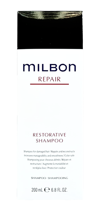 6.8 oz, Milbon Repair Restorative Shampoo For Damaged Hair | SleekShop