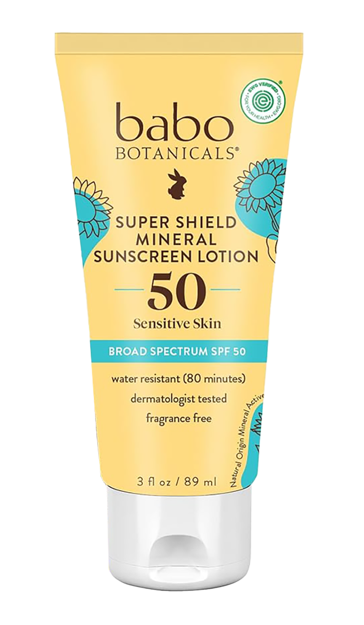 bbo12-3-oz - Babo Botanicals Super Shield Mineral Sunscreen Lotion SPF 50-image1
