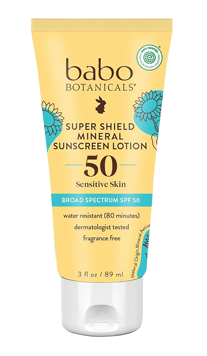 Babo Botanicals Super Shield Mineral Sunscreen Lotion SPF 50
