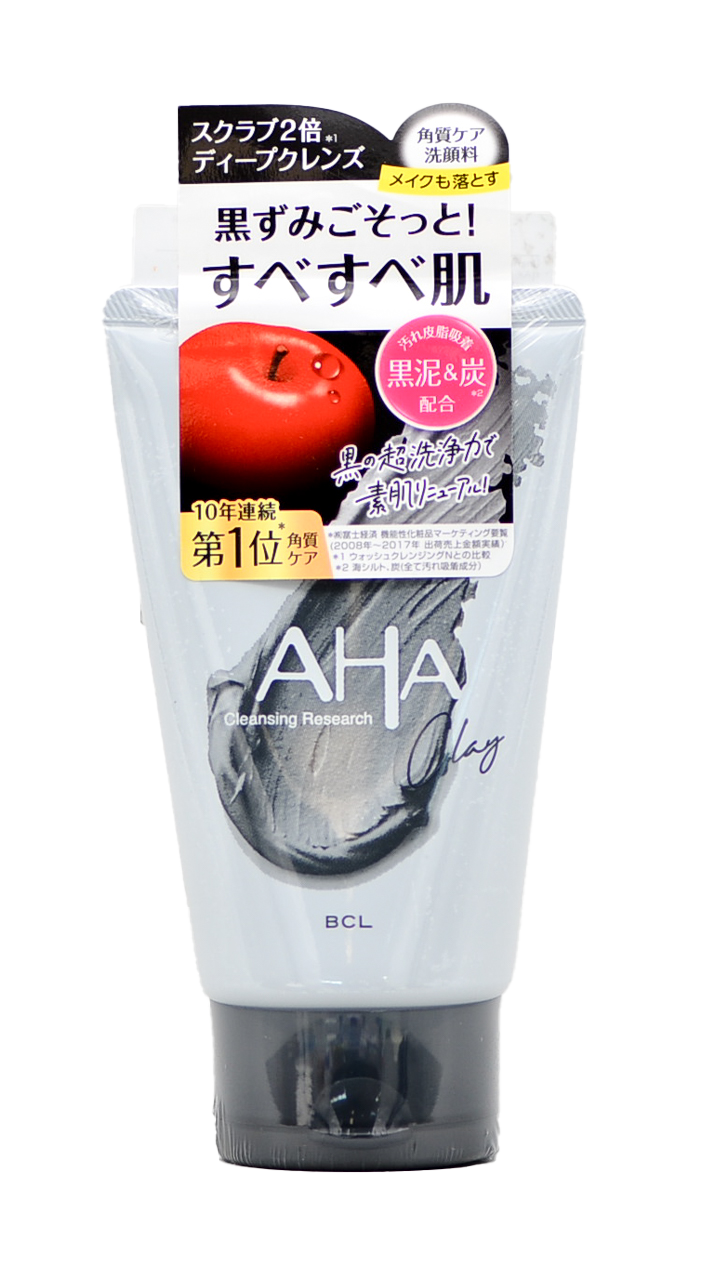 bcl04-4-2-oz - BCL AHA Cleansing Research Clay Face Cleansing Foam Black-image1