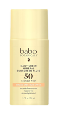 Babo Botanicals Daily Sheer Mineral Sunscreen Fluid SPF 50 Babo Botanicals Daily Sheer Mineral Sunscreen Fluid SPF 50