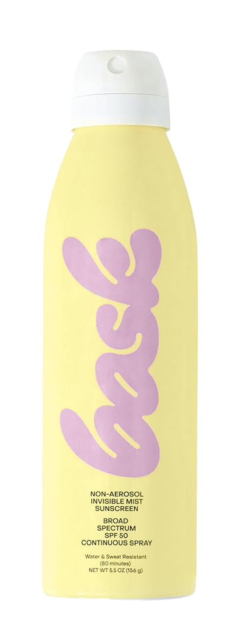 Bask Non-Aerosol Invisible Mist Sunscreen Broad Spectrum SPF 50