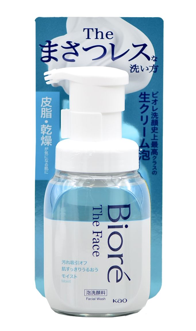 Biore The Face Bubble Face Wash Moist Pump Biore The Face Bubble Face Wash Moist Pump