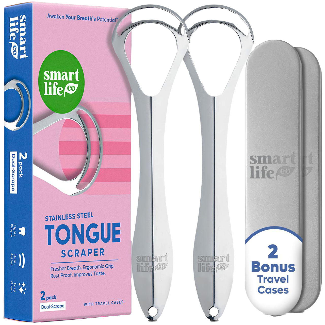 SmartLifeco Tongue Scraper - Thumbnail 2