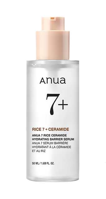 1.69 oz, Anua Rice Ceramide 7+ Hydrating Barrier Serum | SleekShop