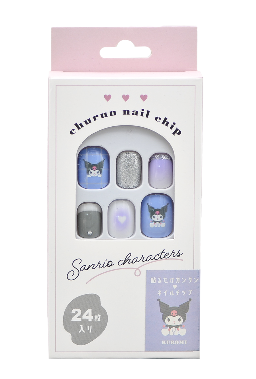 skh126-kuromi - Kamio Japan Sanrio Characters Churun Nail Chip-image1 skh126-kuromi - Kamio Japan Sanrio Characters Churun Nail Chip-image1