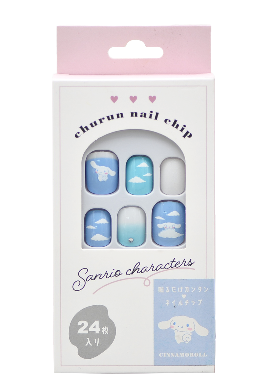 skh126-cinnamoroll - Kamio Japan Sanrio Characters Churun Nail Chip-image1