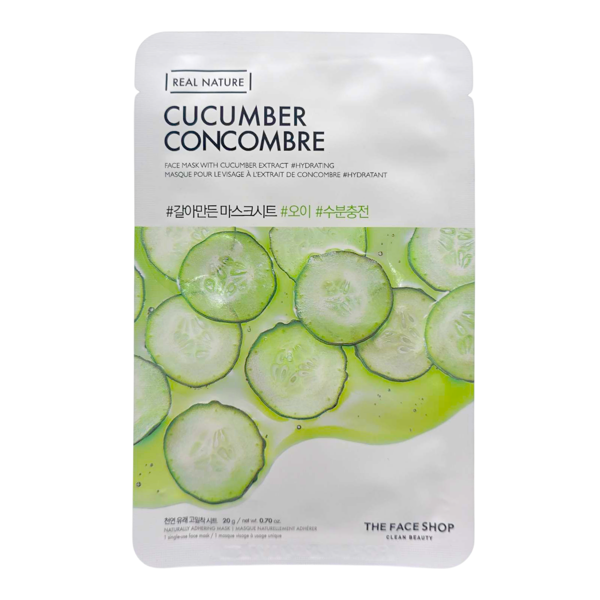 tfs01-cocumber - The Face Shop Real Nature Face Mask-image1