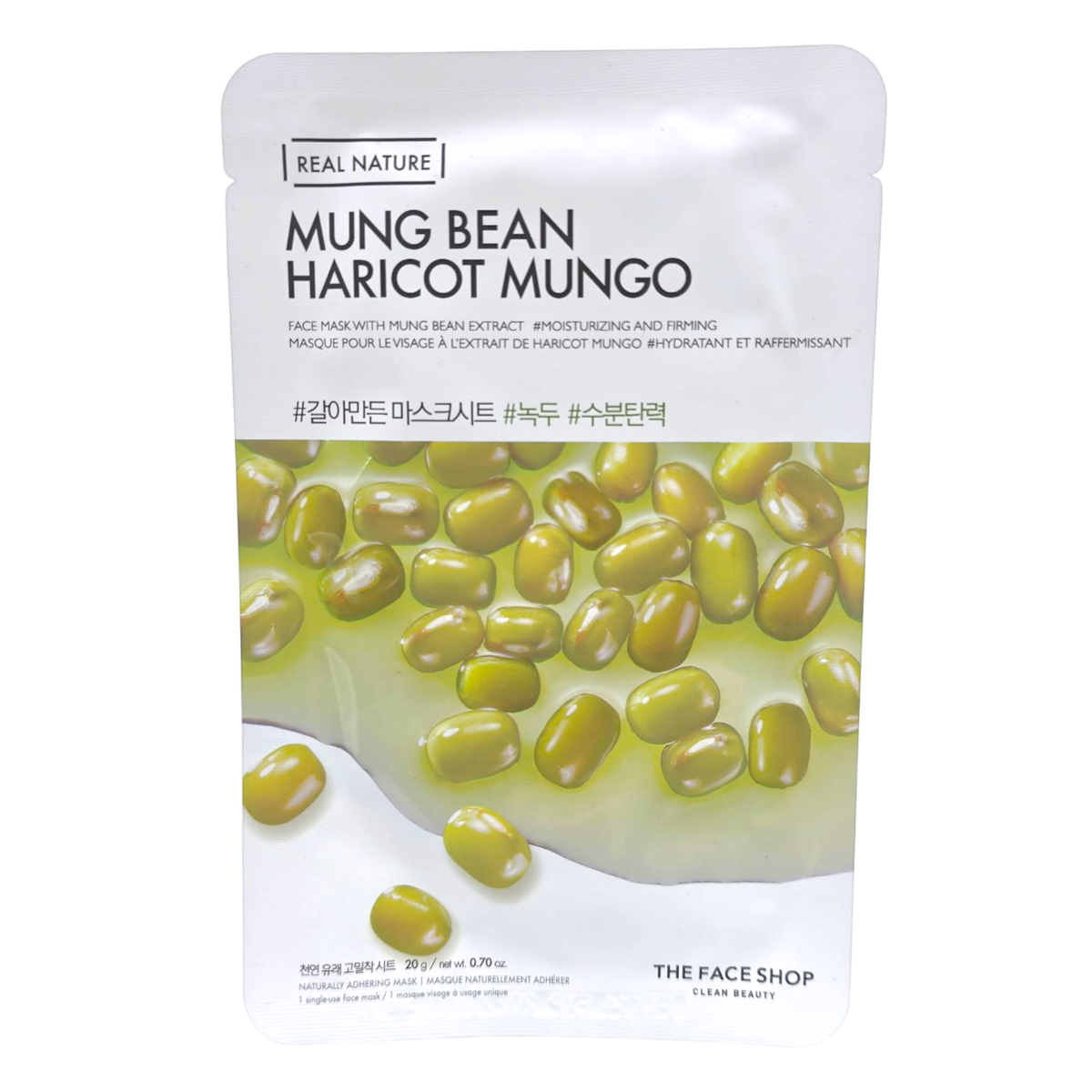 tfs01-mung-bean - The Face Shop Real Nature Face Mask-image1