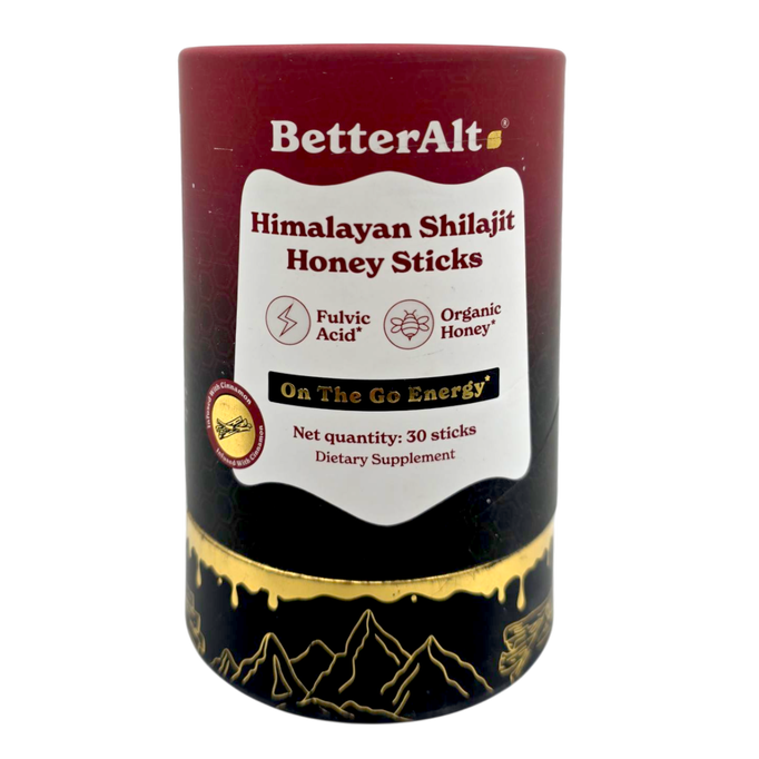BetterAlt Himalayan Shilajit Honey Sticks