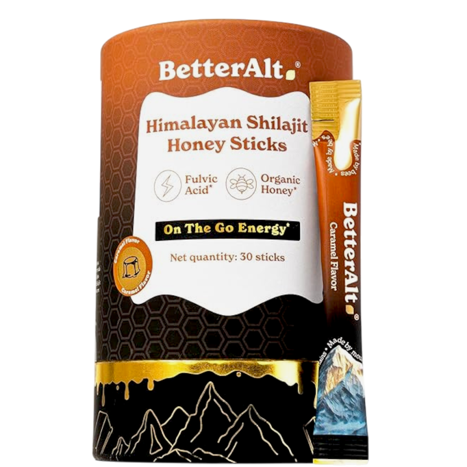 BetterAlt Himalayan Shilajit Honey Sticks