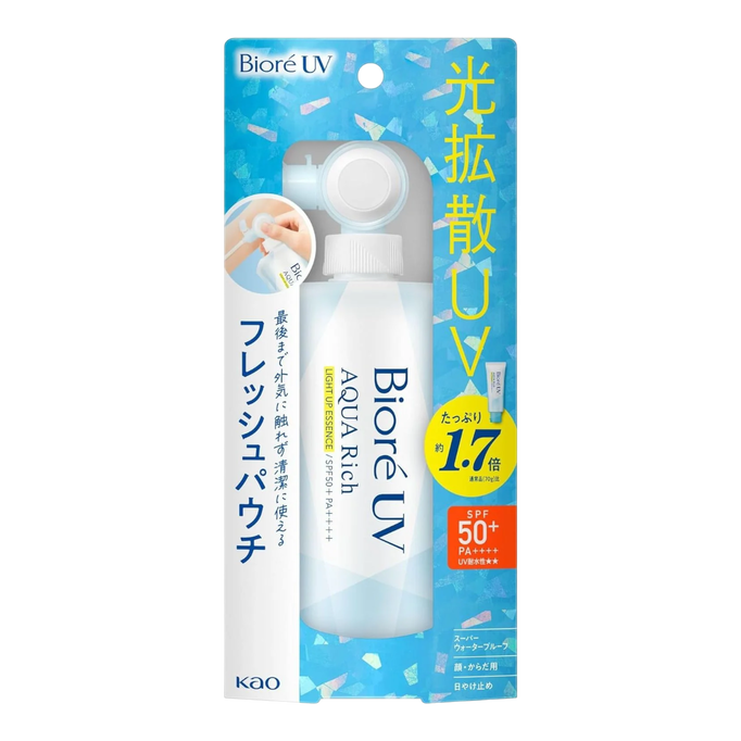 Biore UV Aqua Rich Light Up Essence SPF50+ PA++++