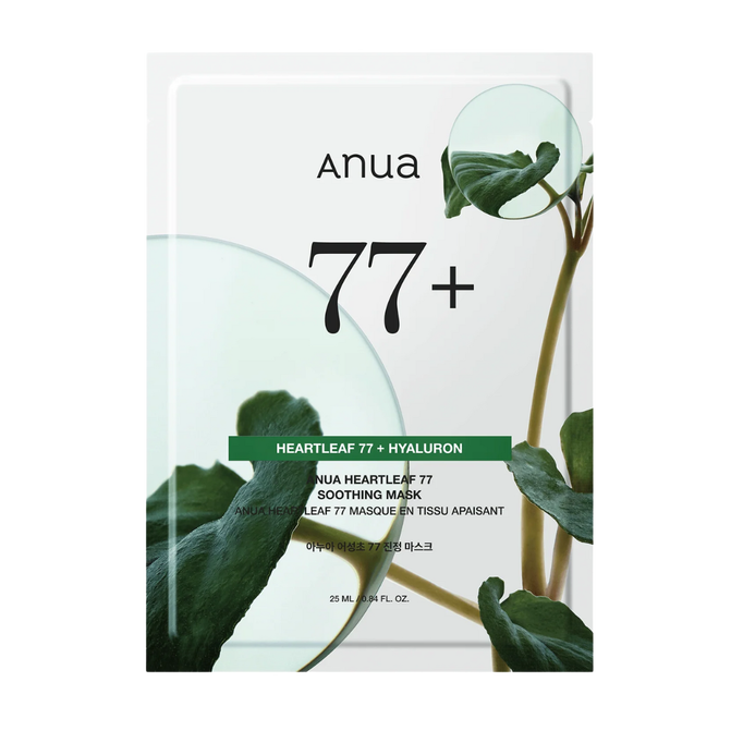Anua Heartleaf 77+ Hyaluron Soothing Mask Anua Heartleaf 77+ Hyaluron Soothing Mask