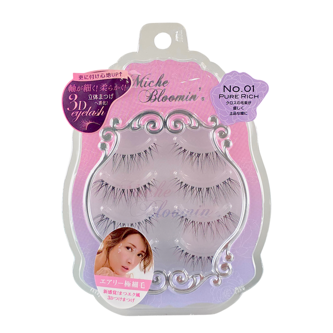 Miche Bloomin' 3D Hybrid Eyelash Renewal #01 Pure Rich