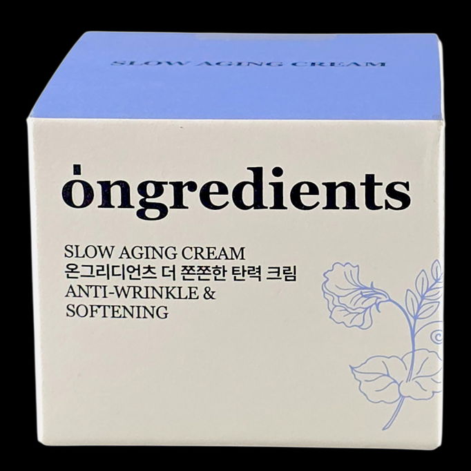 Ongredients Slow Aging Cream Antioxidant Butterfly Pea Anti-Wrinkle & Softening Moisturizer