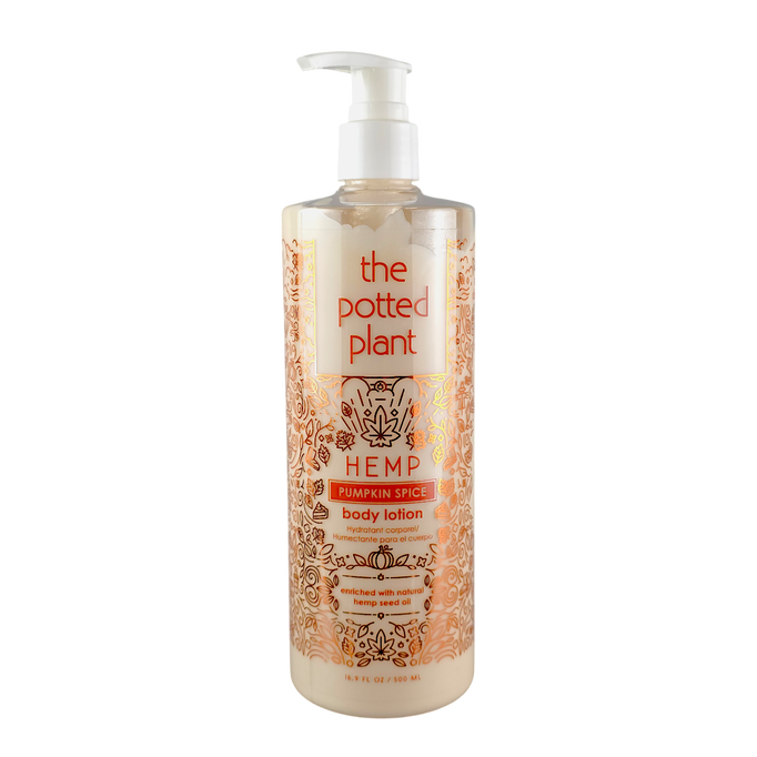 The Potted Plant Hemp Pumpkin Spice Body Lotion The Potted Plant Hemp Pumpkin Spice Body Lotion