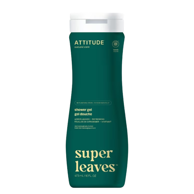 Attitude Natural Care Super Leaves Shower Gel Lemon Leaves Refeshing Attitude Natural Care Super Leaves Shower Gel Lemon Leaves Refeshing