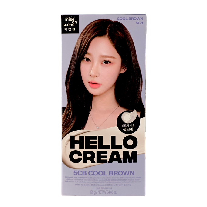 MISE EN SCÈNE Hello Cream Gel-Cream Dual-Comb Self Hair Dye MISE EN SCÈNE Hello Cream Gel-Cream Dual-Comb Self Hair Dye