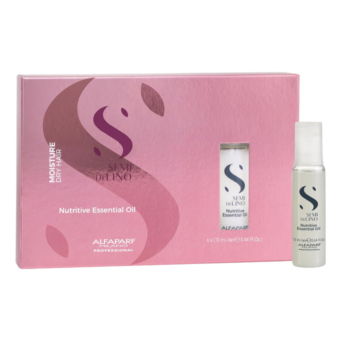 Alfaparf Milano Semi Di Lino Nutritive Essential Oil Vials Honey Nutri-Sugars