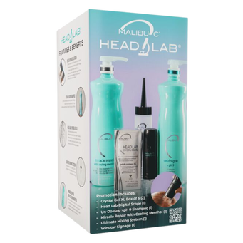 Kit, Malibu C Head Lab Intro Kit Professional Scalp Detox Digital