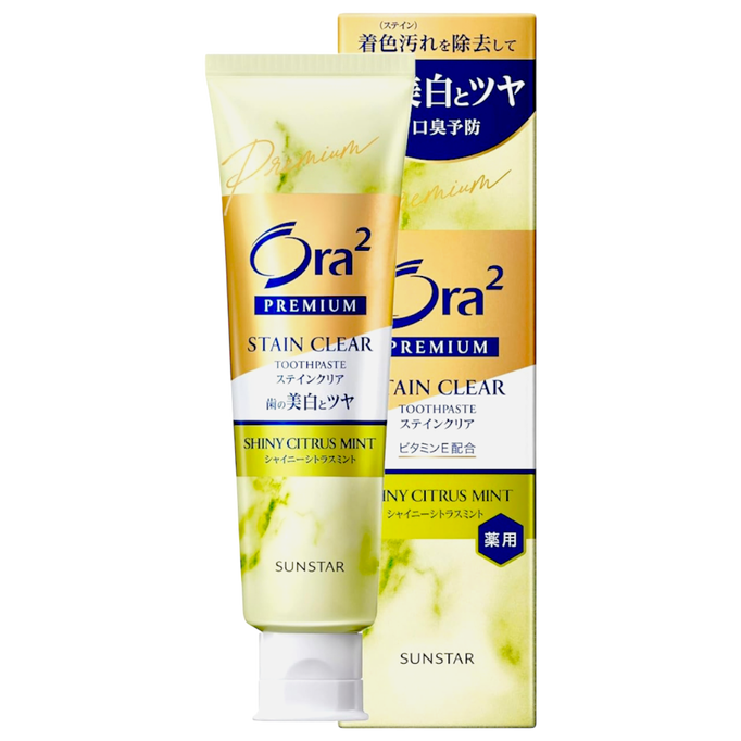SunStar Ora2 Premium Stain Clear Whitening Toothpaste