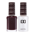 Daisy DND Reds Soak Off GEL POLISH DUO, All In One Gel Lacquer + Matching Nail Polish Color