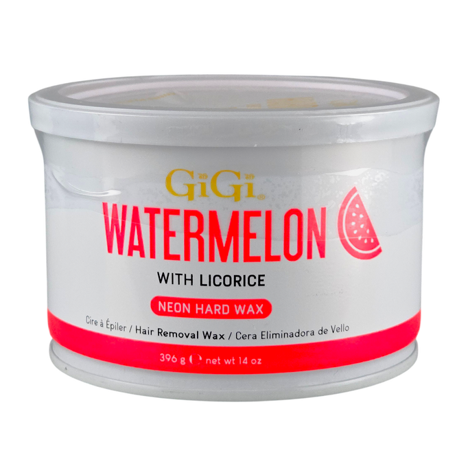 Gigi Wax - Hair Removal Watermelon Neon Hard Wax with Licorice Root Extract Gigi Wax - Hair Removal Watermelon Neon Hard Wax with Licorice Root Extract