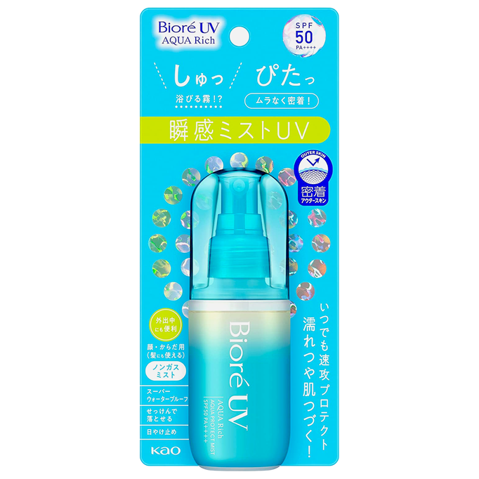 Kao Biore UV Aqua Rich Aqua Protect Mist SPF50 PA+ Kao Biore UV Aqua Rich Aqua Protect Mist SPF50 PA+