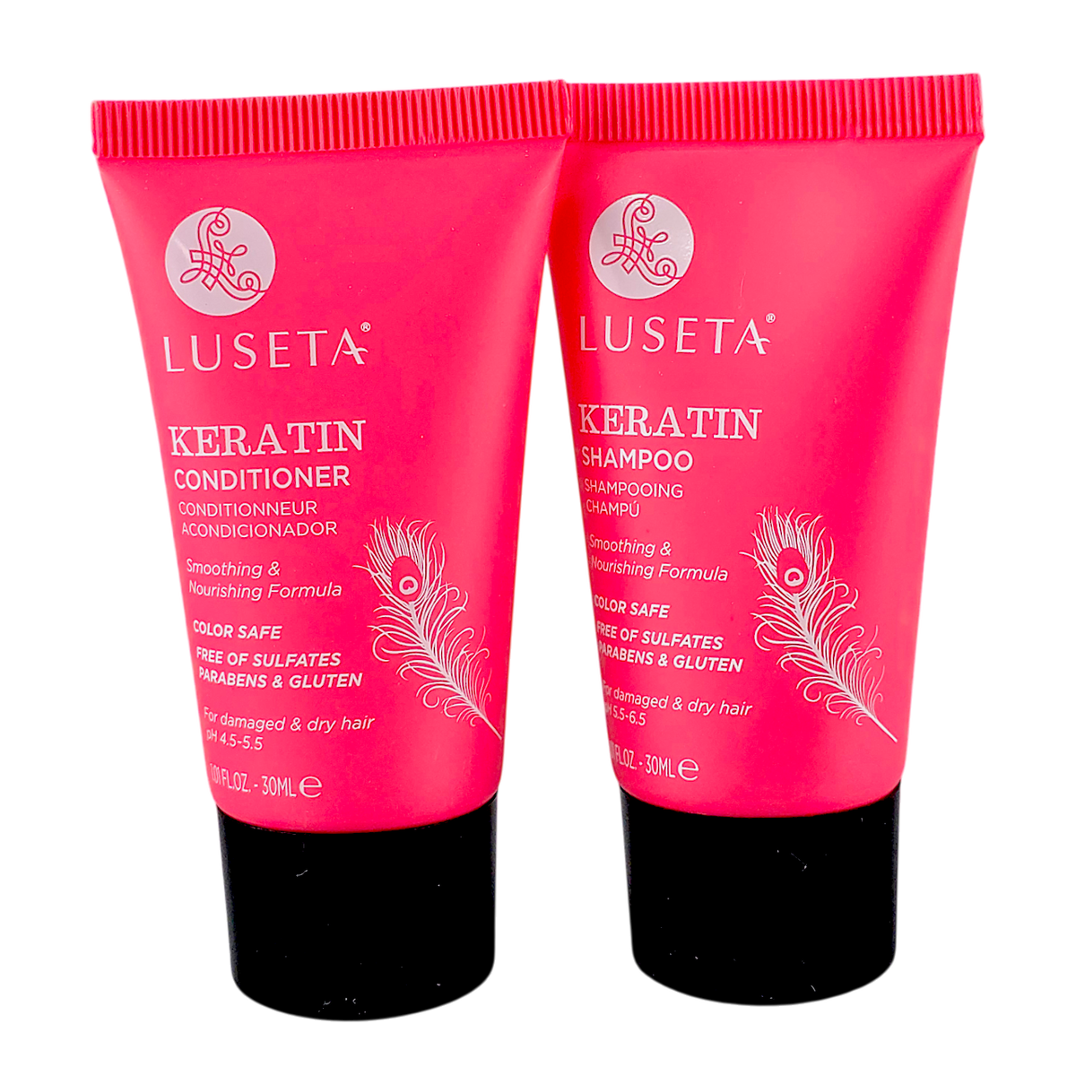 lus04-2-x-1-1-oz - Luseta Keratin Smooth Shampoo & Conditioner Travel Duo-image1 lus04-2-x-1-1-oz - Luseta Keratin Smooth Shampoo & Conditioner Travel Duo-image1