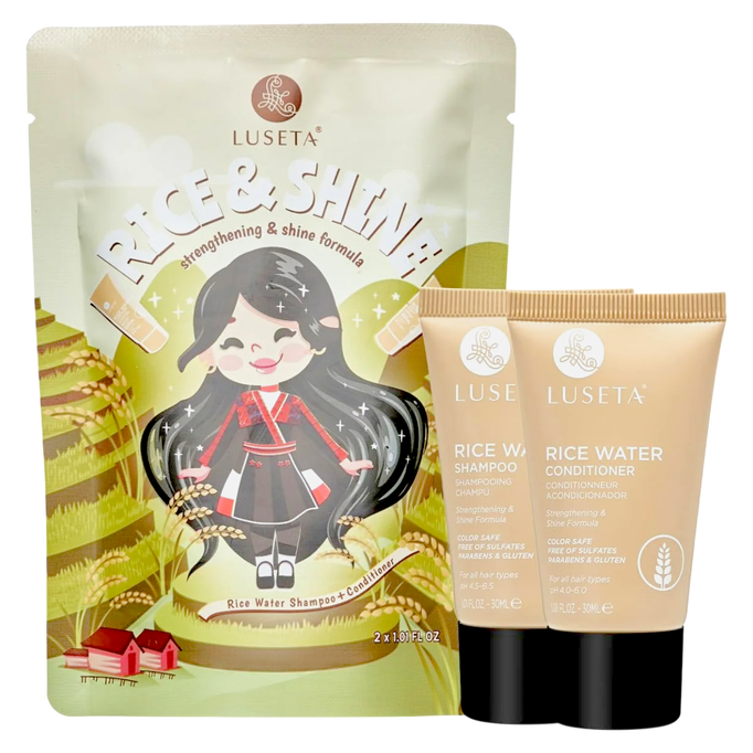 Luseta Rice & Shine Water Travel Set