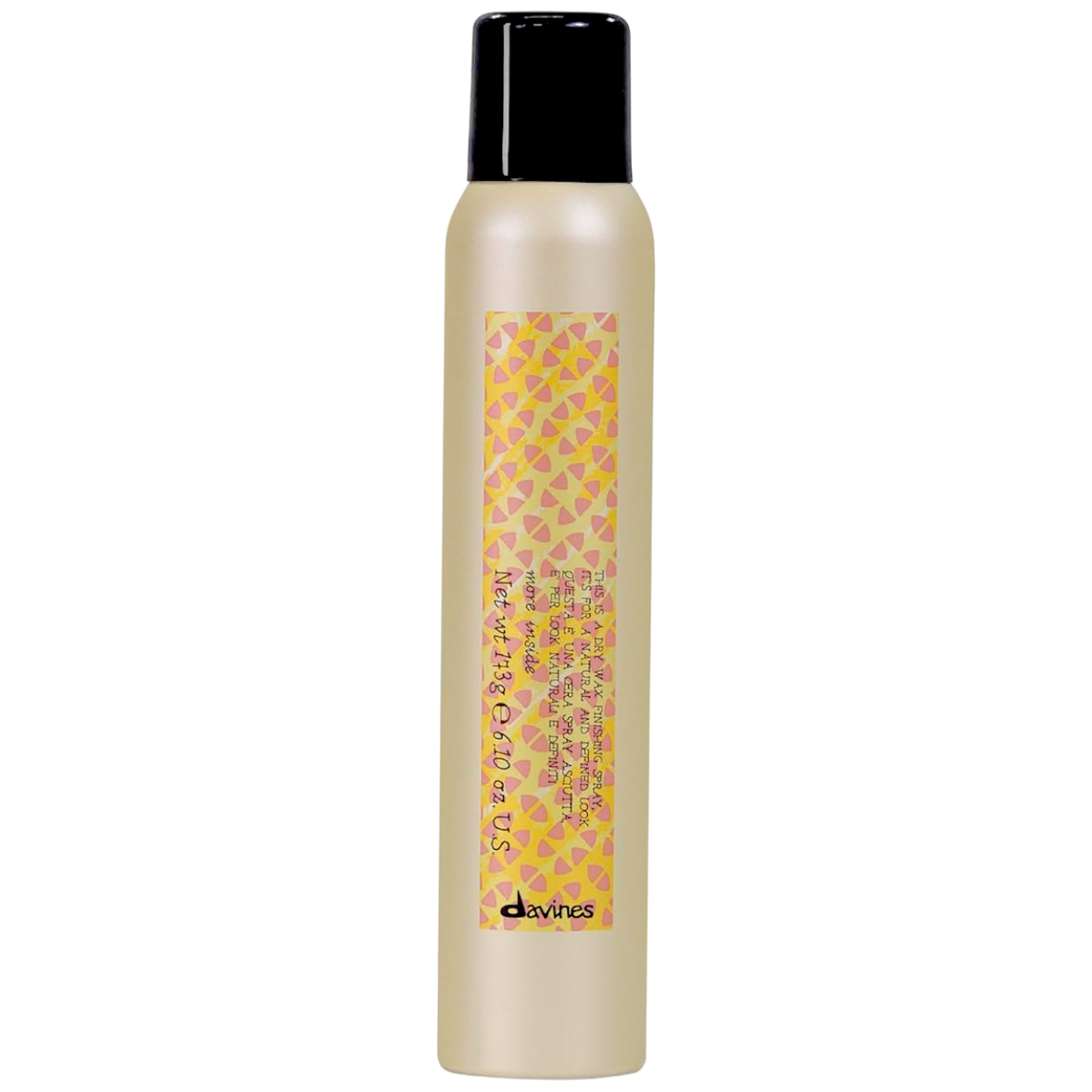 dav143-6-76-oz - Davines MORE INSIDE This Is A Dry Wax Finishing Spray - Flexible Hold & Satin-Matte-image1