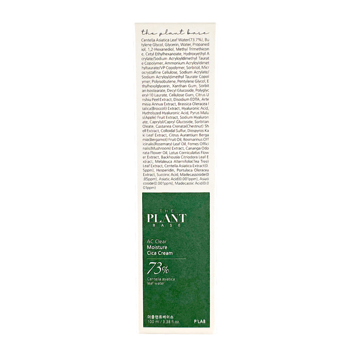 The Plant Base AC Clear Moisture Cica Cream 73% The Plant Base AC Clear Moisture Cica Cream 73%