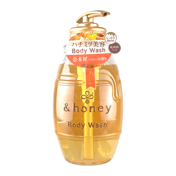 & Honey Deep Moist Gel Body Wash - Osmanthus Honey