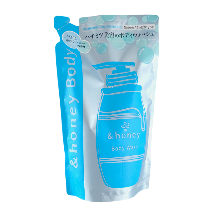 & Honey Sabon Clear Gel Body Wash - Emerald Sabon Honey