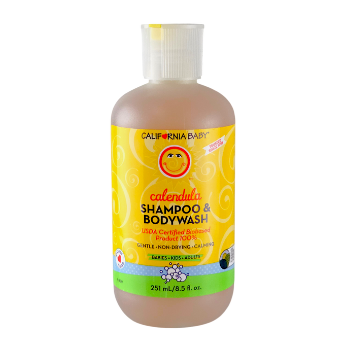 California Baby Calendula Shampoo & Bodywash (Babies+Kids+Adults)