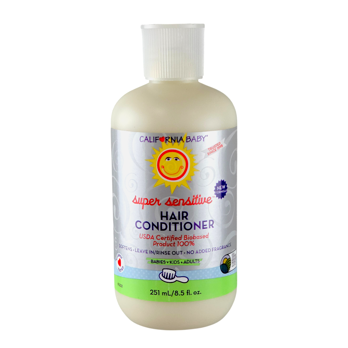 csh05-8-5-oz - California Baby Super Sensitive Hair Conditioner Babies-Kids-Adults-image1