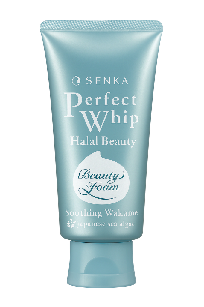 Shiseido Senka Perfect Whip Halal Beauty Soothing Wakame