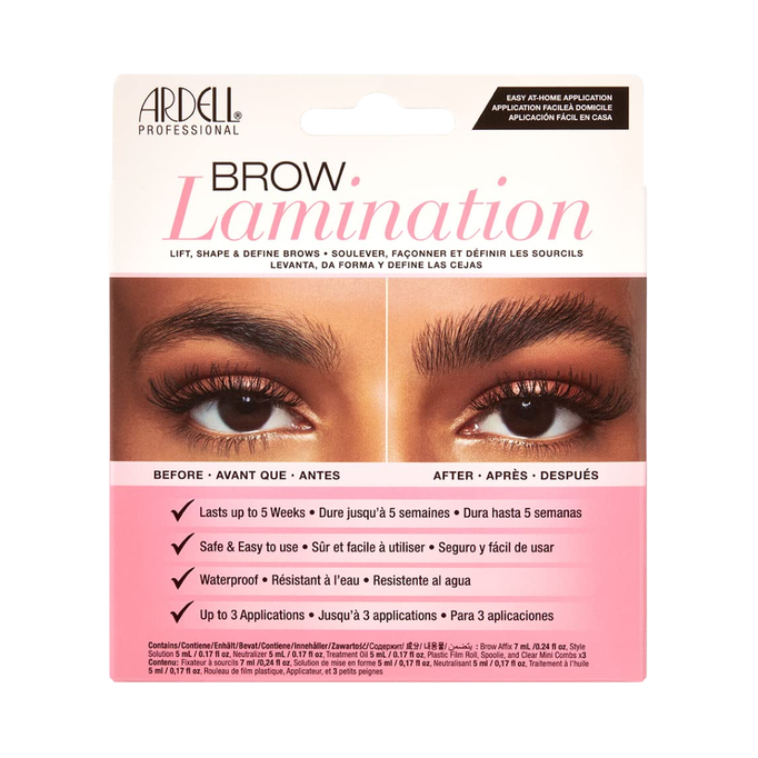 Ardell Brow Lamination Kit, Lift, Shape, and Define Brows, Waterproof