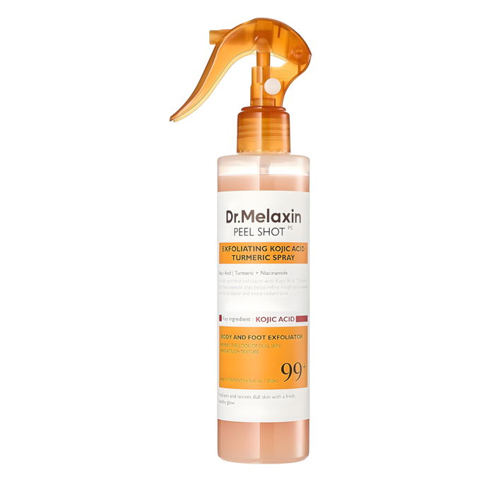 Dr Melaxin Body Keratin Kojic Acid Tumeric Spray Peel Shot