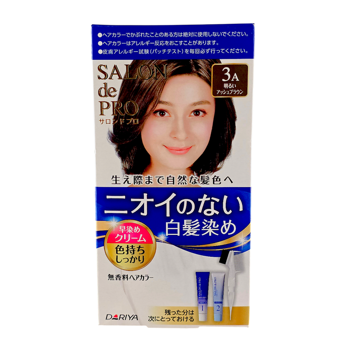 Dariya Salon De Pro Unscented Gray Hair Quick Color Cream