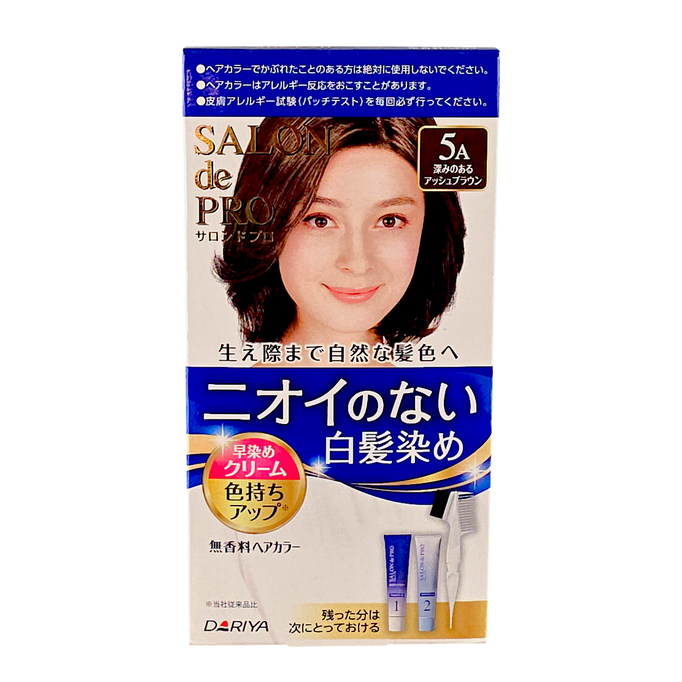 Dariya Salon De Pro Unscented Gray Hair Quick Color Cream