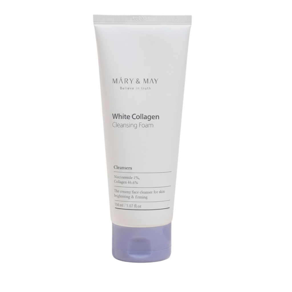 mry15-5-07-oz - Mary & May White Collagen Cleansing Foam-image1