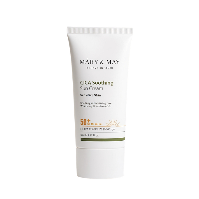 Mary& May Vegan CICA Soothing Sun Cream SPF50+ PA++++