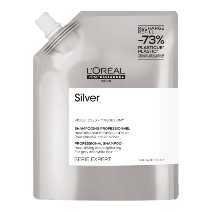 L'Oreal Pro SerieExpert Magnesium Silver Shampoo for gray & white hair L'Oreal Pro SerieExpert Magnesium Silver Shampoo for gray & white hair