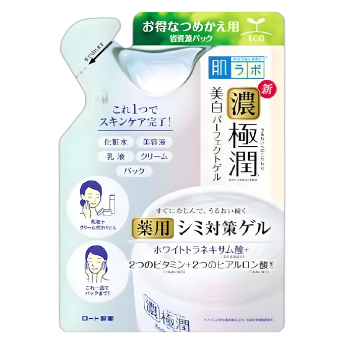 Hada Labo Rohto Mentholatum Koi-Gokujyun Whitening Perfect Gel