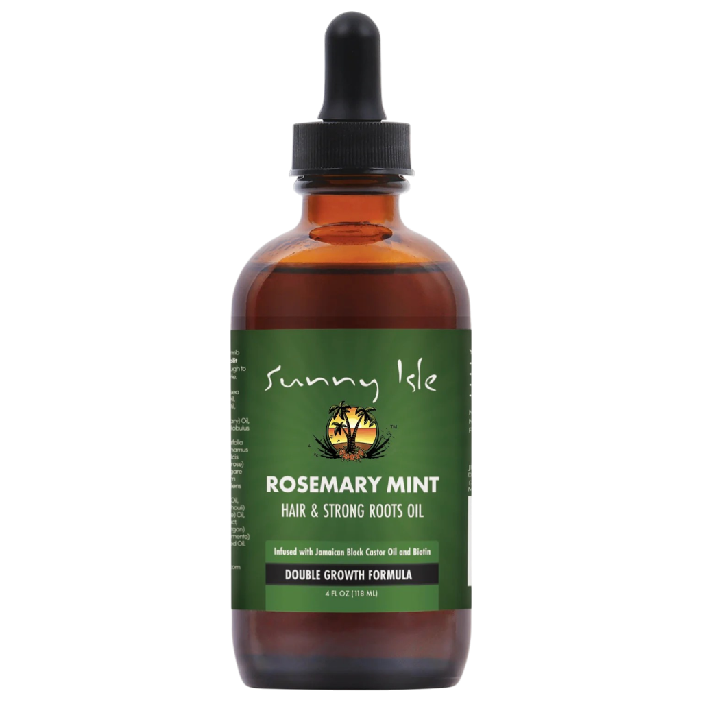 sun09-4-oz - Sunny Isle Rosemary Mint Hair & Strong Roots Oil Double Growth Formula