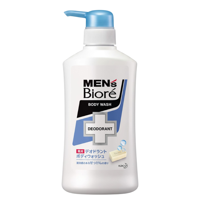 Kao Men's Biore Deodorant Body Wash Clean Soap