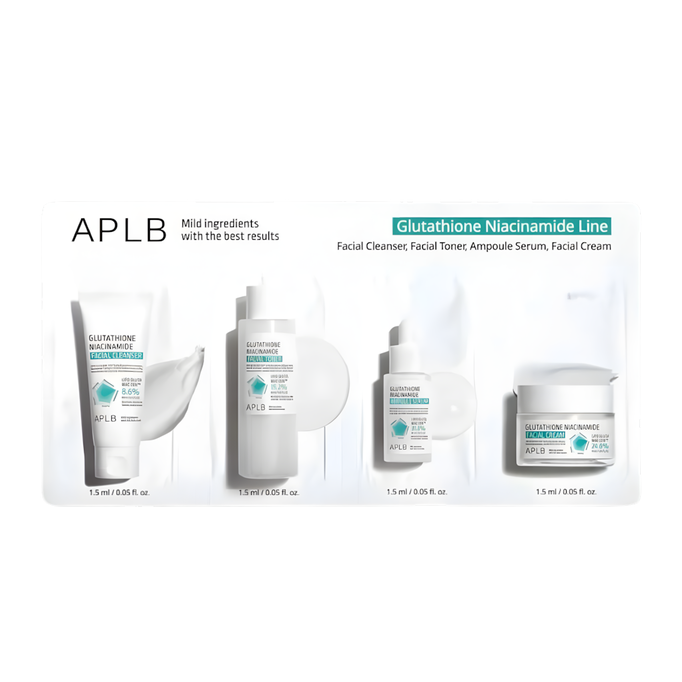 APLB Glutathione Niacinamide Skin Care 4 Types